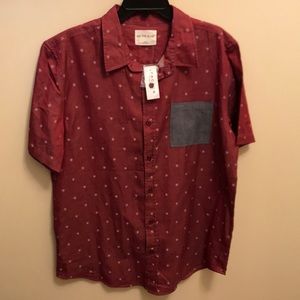 on the byas Large Collared Button-up Men’s Shirt